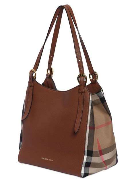 burberry canterbury tote leather|Burberry satchel handbag.